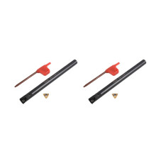 2Pc Snr0010K11 Internal Tool Boring Holder+ Wrench + 11Ir A60 Carbide Insert for Lathe Threading Turning Tool