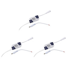 3X AC 90-240V para 9-12V 3W Corrente Constante LED Strip Power Driver Transformador