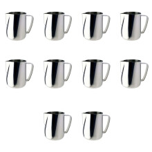 10X Milk Jug 350Ml Frothing Pitcher Pull Flower Cup Coffee Milk Frother Latte Art Milk Foam Tool Coffeeware