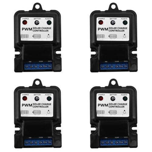 4Pc New Useful Durable 6V 12V 10A Auto Solar Panel Charge Controller Battery Charger Regulator Hot Home Improvement