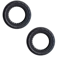 2X 10X2.50-6.5 Hollow Pełna Opona MAX G30 Electric Scooter 60/70-6.5 Honeycomb Pełna Opona Czarna 1100G