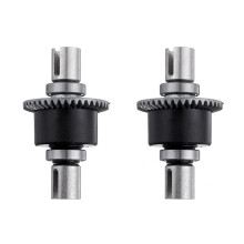 2X Metal Differential 12401-1636 för 104009 12402-A 12401 12402 12403 12404 12409 RC Car Upgrade Delar Tillbehör