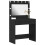 VidaXL vidaXL Dressing Table Black Oak 78.5 x 41 x 135 cm Engineered Wood 3