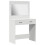 VidaXL vidaXL Dressing Table White 78.5 x 41 x 135 cm Engineered Wood 2