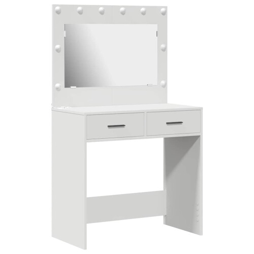 VidaXL vidaXL Dressing Table White 78.5 x 41 x 135 cm Engineered Wood 1