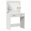VidaXL vidaXL Dressing Table White 78.5 x 41 x 135 cm Engineered Wood 3