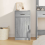 VidaXL vidaXL Sideboard Grey Sonoma 40 x 40.5 x 75 cm Engineered wood 4