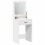 VidaXL vidaXL Dressing Table White 50 x 41 x 135 cm Engineered Wood 3