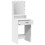 VidaXL vidaXL Dressing Table White 50 x 41 x 135 cm Engineered Wood 4