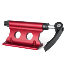 Bicycle Bike Front Fork Quick Release Retaining Clip Dismountable Attaching Clamp Portable Cycling Part Red