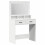 VidaXL vidaXL Dressing Table White 79 x 41 x 135 cm Engineered Wood 2