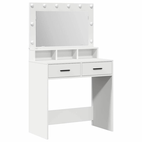 VidaXL vidaXL Dressing Table White 79 x 41 x 135 cm Engineered Wood 1