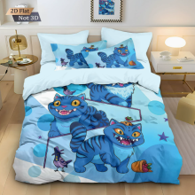 (King 240*220cm) Duvet Cover For Kpop Demon Hunters Series Printed Bedding Cartoon Pillowcase