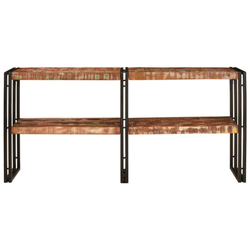 VidaXL vidaXL Console Table Multicolour 160 x 33 x 75 cm Solid Reclaim Wood 2