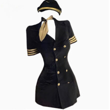 Vaderdagcadeau: Sexy lingerie, sexy stewardessenuniform, hoeft niet uitgetrokken te worden, verleidelijk en sexy, flirterig en gepassio_M