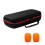 Protective EVA Box Microphone Storage Bag for 2pcs-Orange color 1