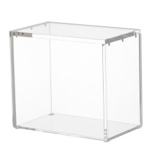 Acrylic Case Protector Clear Acrylic Storage with Lid Magnetic Closure Top Loading for Collectibles and Figure Card