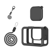 Lens Guard Full Protective Cover Sleeve Silicone Case For-Black