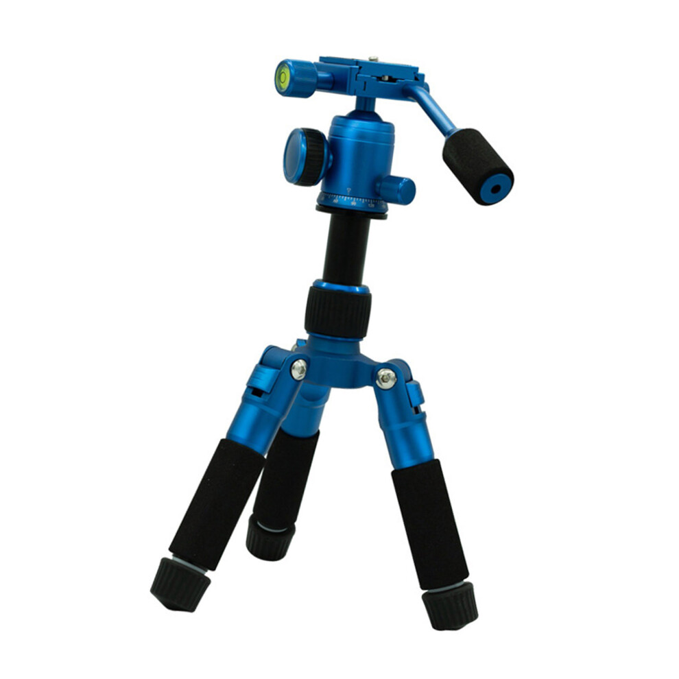Tabletop Mini Tripod 20Inch 360 Degree Rotation Head- Blue 7709000780181