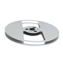 7inch Aluminum Alloy Takeup Reel for 1/4" Reel to Reel-Silver