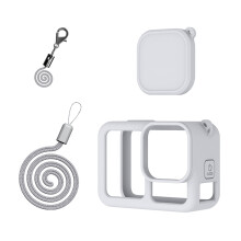 Silicone Camera Protector Accessory For Action-Light gray