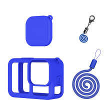 Lens Guard Full Protective Cover Sleeve Silicone Case For-Blue