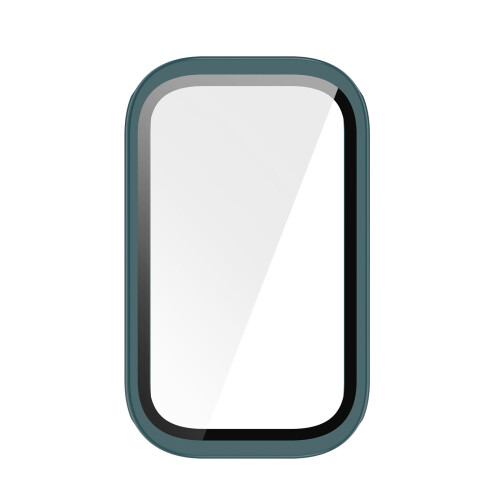 Protective Case PC+Glass Screen Protector & Case-Green