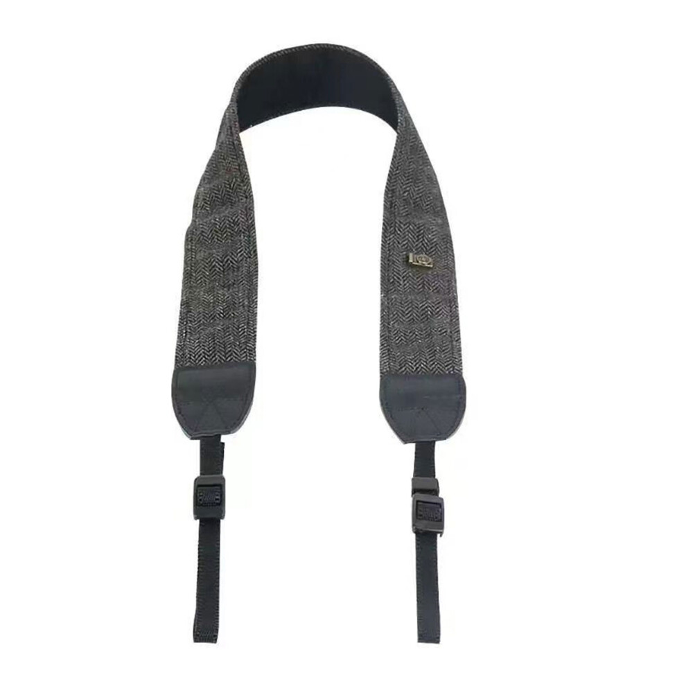 Camera Shoulder Strap With Quick Release Plate Wide- Black 7709000779598
