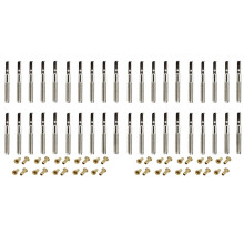 60x Chiodi per Sintonizzazione Arpa Lira con 60 Pezzi Rivetti per Strumento Un Corde Musicale Arpa Piccola Arpa Lira