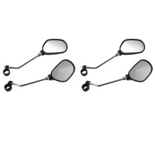 3 Pair Bike Rearview Mirror Safety Bicycle Rear View Glass Mirrors Adjustable Cycling Rearview Left Right Mirror