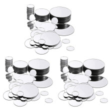 300 Pieces Size Round Mirror Small Round Mirror Adhesive Mirror Round Mirror Tiles for Crafts