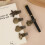 5pcs Ocean-Themed Brass Bookmark with Spring Metal Clip for Notebook and Studen 3