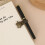 5pcs Ocean-Themed Brass Bookmark with Spring Metal Clip for Notebook and Studen 5
