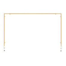 Over the Table Rod Stand with Clamps 46 Inch-100 Inch Length 29 Inch-55 Inch Height Table Balloon Arch Stand Gold