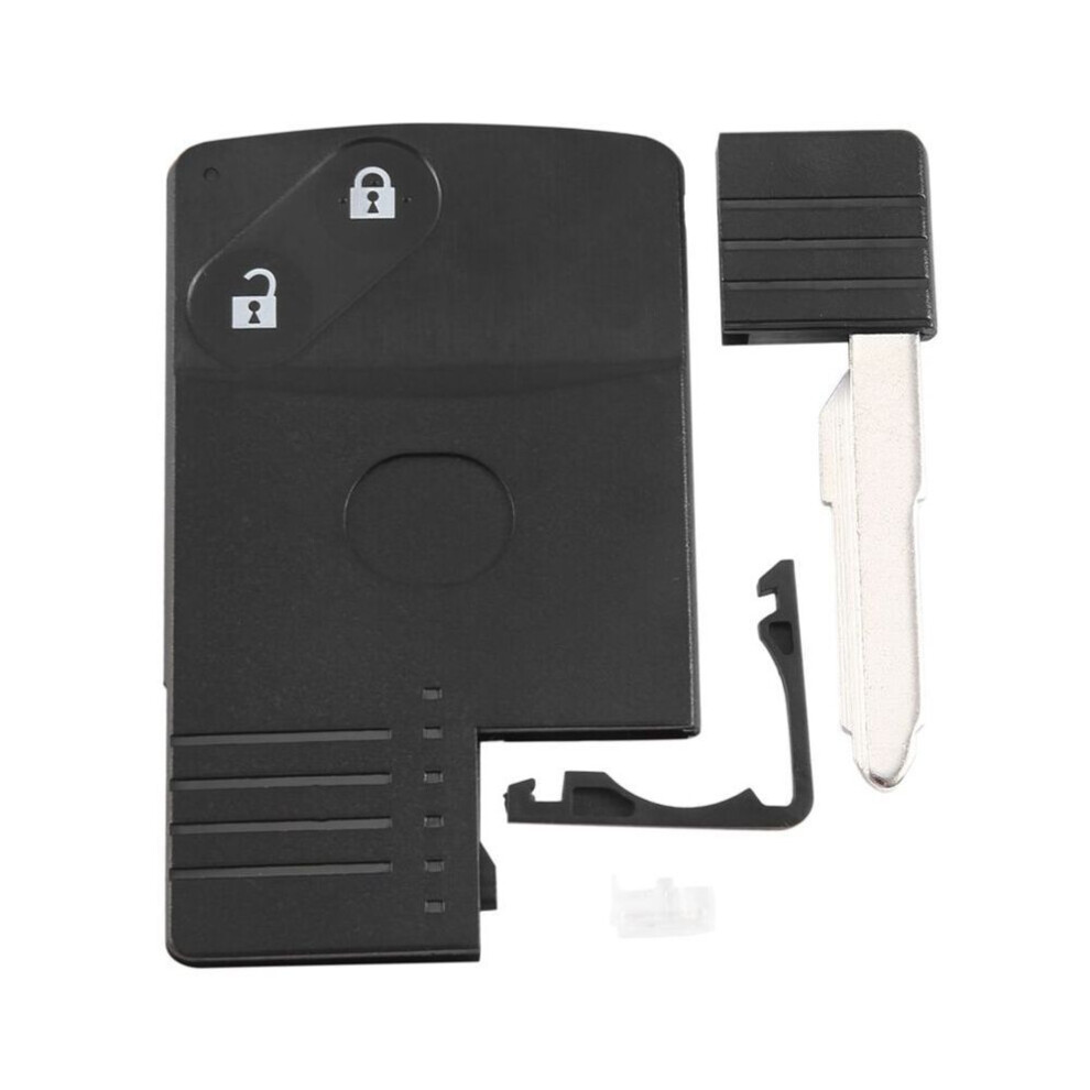 2 Button Card Remote Key Shell Case 5 6 Cx-7 Cx-9 Rx8 Miata 4664173401611
