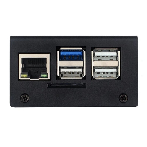 For Orange Pi 3B Metal Case with Cooling Fan Durable Protective Enclosure 2