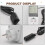 Humidity Controller, Temperature Controller Socket 230 V, Temperature , Socket Thermostat  EU Plug 2