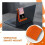 Arbitrarily Foldable Deformation Multi Functional Lazy Stand Universal Desktop Holder for Phone Tablet Laptop Orange 4