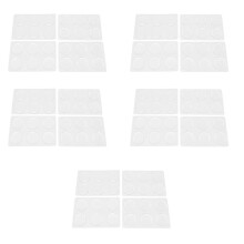 120 Pieces Drum Dampeners, Drum Damper Gel Pads Drum Silencers Non-Toxic Soft Silicone Drum Mute (Clear)