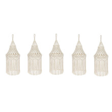 5X Macrame Lamp Shade Hanging Pendant Light Cover Modern Office Bedroom Living Room Nursery Dorm Room Bohemian