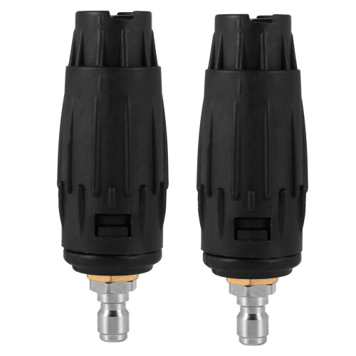 2X Adjustable Pressure Washer Nozzle Tips, Variable Spray Pattern, 1/4 Inch Quick Connect Plug, 3000 PSI