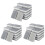 Heavy Duty Scrub Sponges,Dual-Sided Dishwashing Sponge for Kitchen,Multi-Use Deep Cleaning Scrub Sponge,Gray 60 Pcs 1