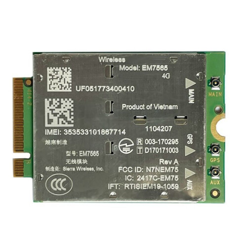 EM7565 4G LTE Module CAT-12 600Mbps CBRS NGFF Module Cat12 NGFF Module Cat12 for Laptop Wireless Module