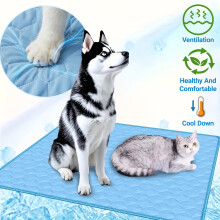 (M (50.04x39.88 cm)) Estera refrescante para mascotas de verano, cama para perros y gatos |Altamente recomendado por expertos en mascotas |Cama de