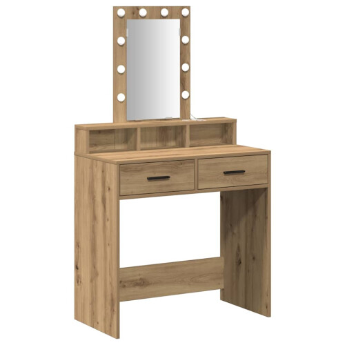 VidaXL vidaXL Dressing Table Brown 79 x 41 x 140 cm Engineered Wood 1