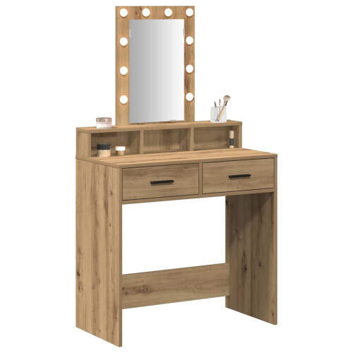VidaXL vidaXL Dressing Table Brown 79 x 41 x 140 cm Engineered Wood 2