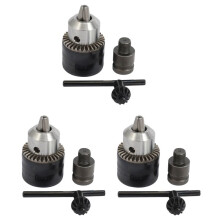 3pcs 1.5-13mm Drill Chuck Drill Adapter 1/2 Inch Changed Impact Wrench Into for Electric Drills