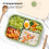 1PC Convenient Versatile Silicone Lunch Box Microwave Heating Fridge Preservation Portability Bento Lunch Box Lunchbox 2