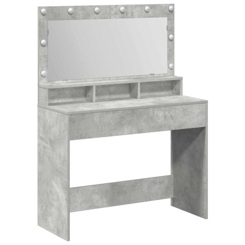 VidaXL vidaXL Dressing Table Concrete Grey 100 x 41 x 135 cm Engineered Wood 1