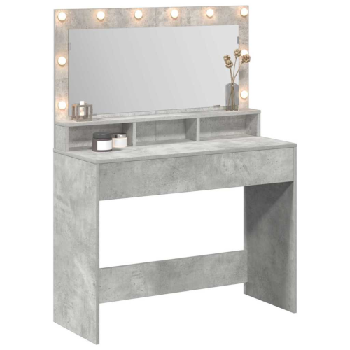 VidaXL vidaXL Dressing Table Concrete Grey 100 x 41 x 135 cm Engineered Wood 2